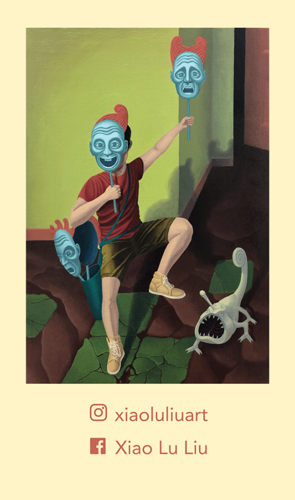 Xiao Lu Liu business card (back)