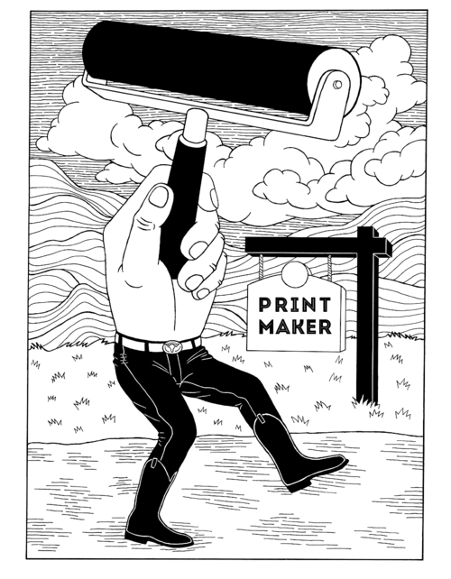 printmaker figure